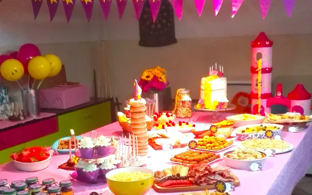 Festa de aniversário infantil em casa – Tema Rapunzel