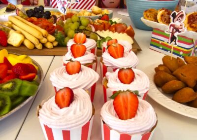 Festa de aniversário infantil em casa - Tema Didital Circus