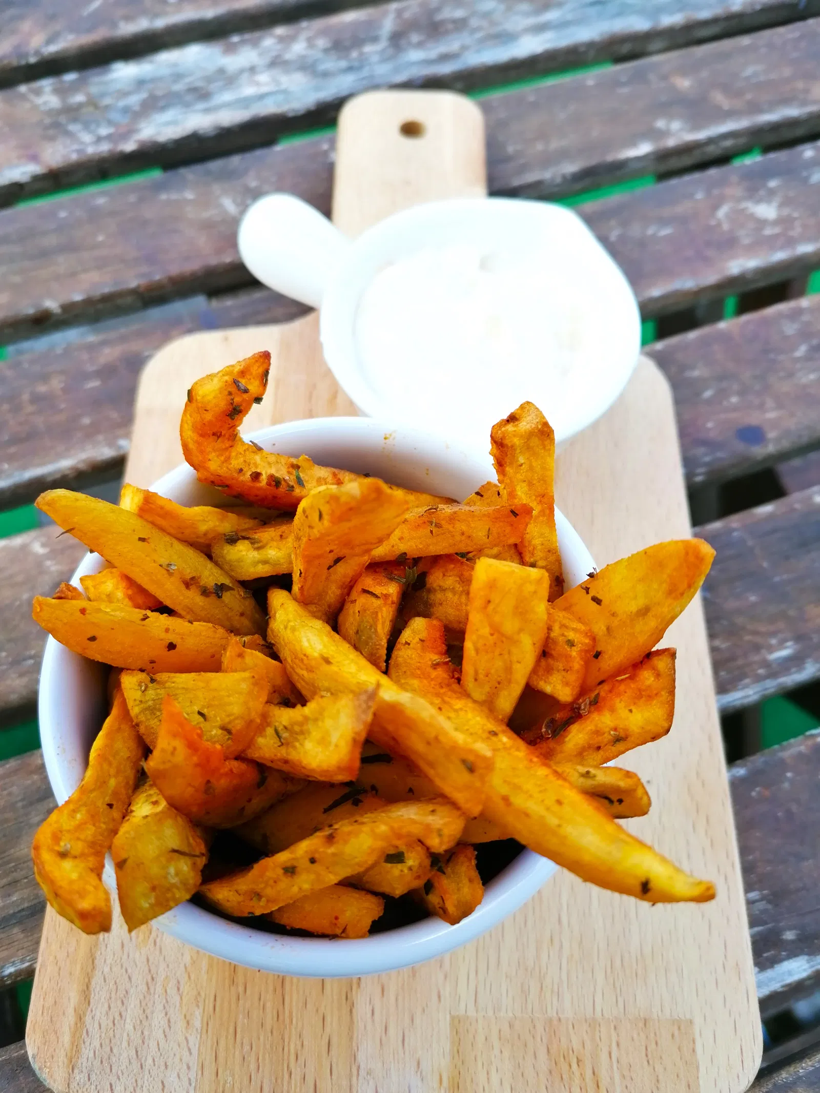 Receita de batata doce na airfryer (fritadeira de ar quente) Receita simples na airfryer (fritadeira de ar quente)