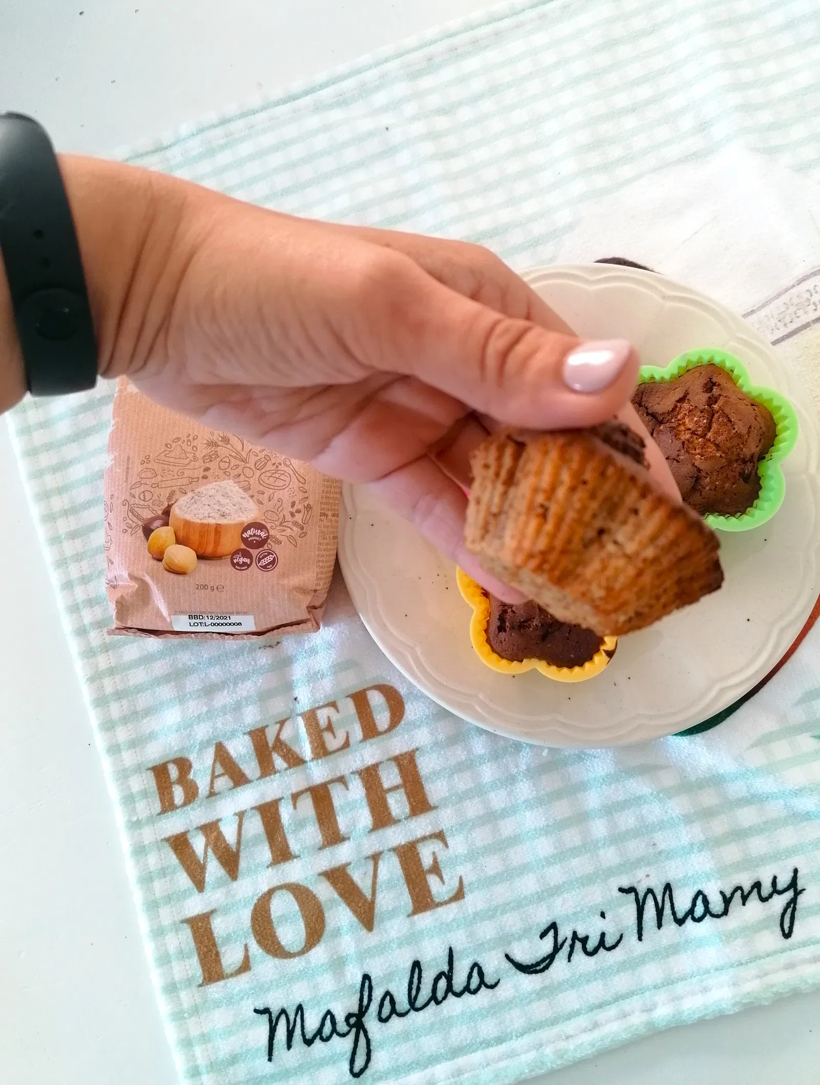 Receita de muffins de castanha e canela na airfryer 1