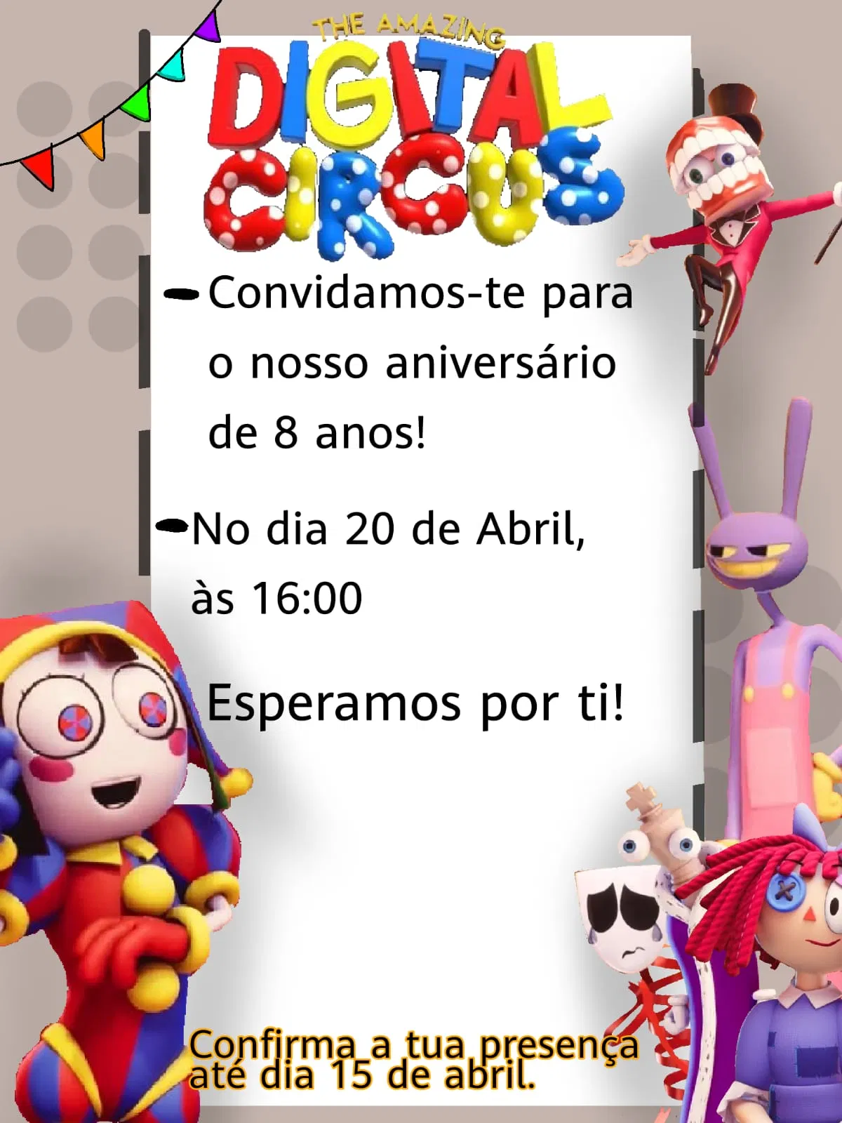 convite digital circus