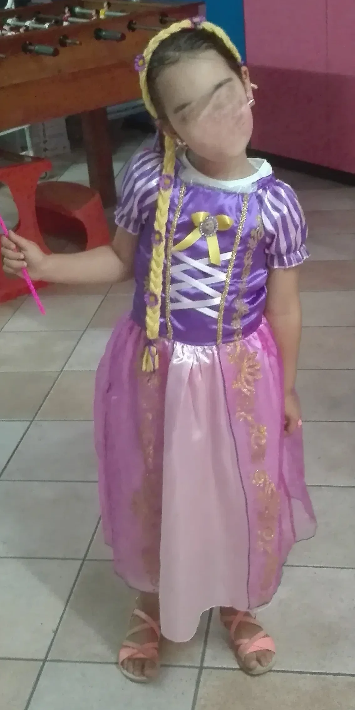 Festa de aniversário infantil em casa - Tema Rapunzel